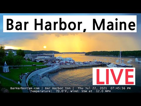 Bar Harbor - West View at golden hour