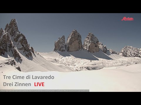 Tre Cime di Lavaredo at golden hour