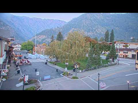 Kris Kringl Shop at golden hour