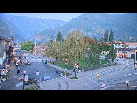Kris Kringl Shop at golden hour