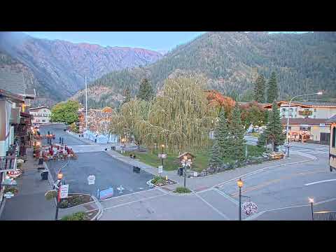 Kris Kringl Shop at golden hour