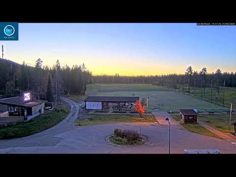Levi Six Chairlift at golden hour