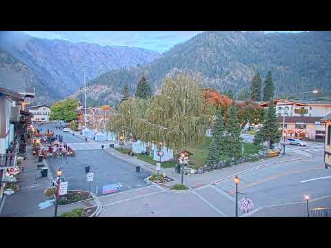 Kris Kringl Shop at golden hour