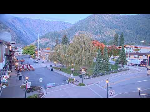 Kris Kringl Shop at golden hour