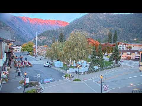 Kris Kringl Shop at golden hour