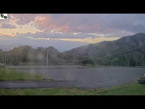 Zao Onsen Ski Resort at golden hour