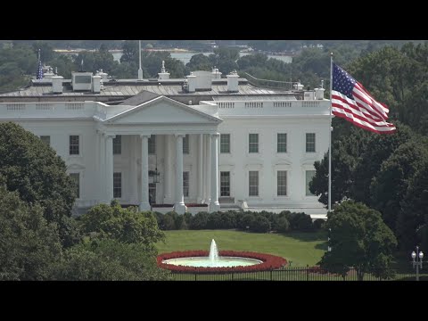 The White House at golden hour