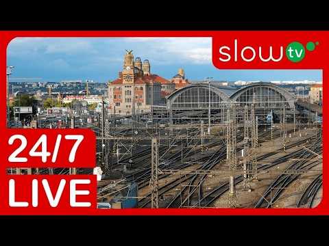 Praha hlavní nádraží at golden hour