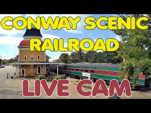 Conway Scenic Railroad at golden hour